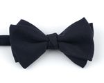 [MAESIO] BOW7254 BowTie  Solid Dark navy_ Pre-tied bow ties Formal Tuxedo for Adults & Children, For Men Boys, Business Prom Wedding Party, Made in Korea